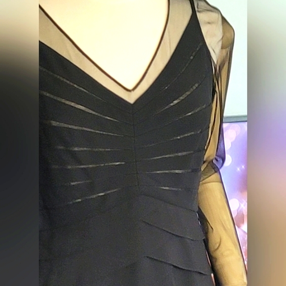 Elegant Black Layered Dress  ❗️ AP designer - Picture 9 of 16